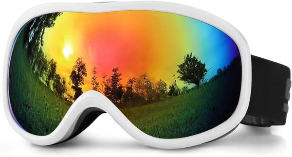 Skibriller - Over briller Snø Snowboardbriller med antidugg