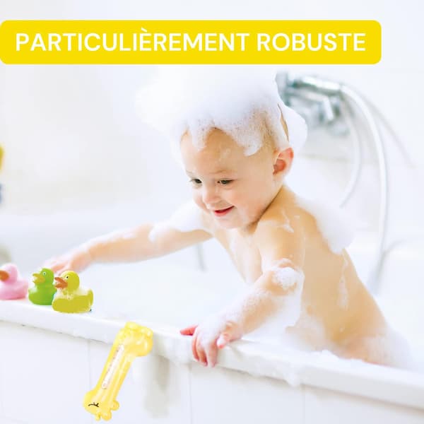 Babybadekartermometer - Perfekt badetemperatur - Uknuselig -