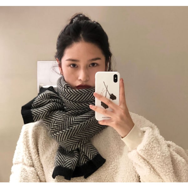 Dam Scarf Lady Foulard Kvinnlig Scarf Lång Sjal Skydd Aga