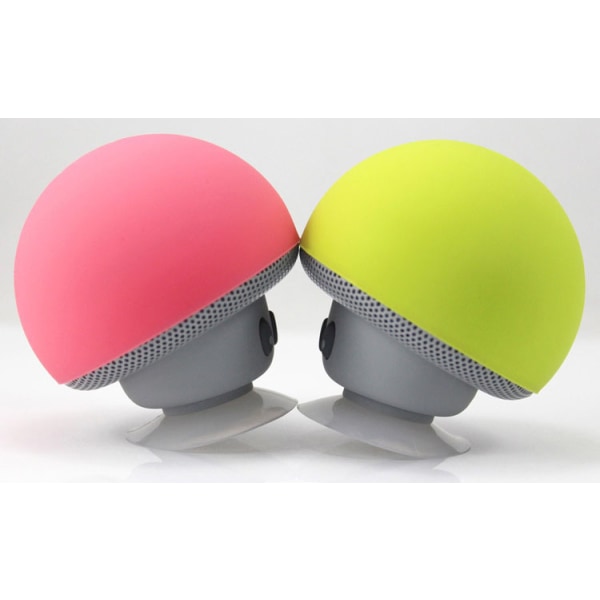 Mushroom Bluetooth-højttaler, Kraftig lyd, Multifunktion, Suctio