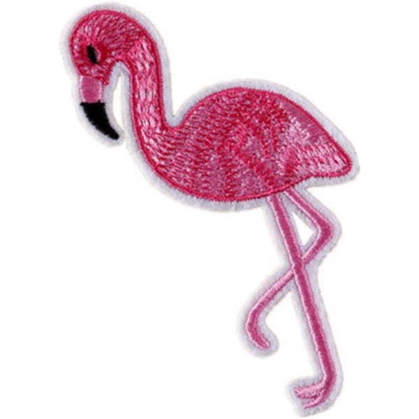 12 st Flamingo Broderade Applikationer DIY Flamingo Applikationer Kläder D