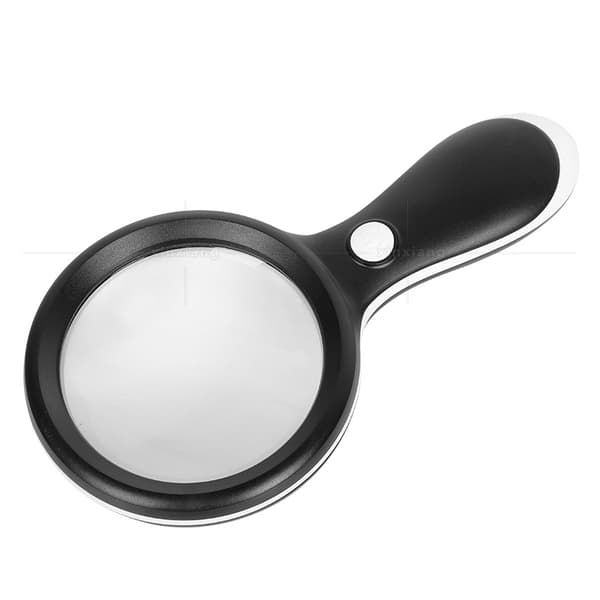 Opplyst leseforstørrelsesglass, 10x opplyst leseforstørrelsesglass,