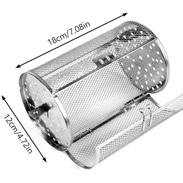 Rotisserie Kurv til Tower Air Fryer Rustfrit Stål Rotisserie Grill Kurv Ov