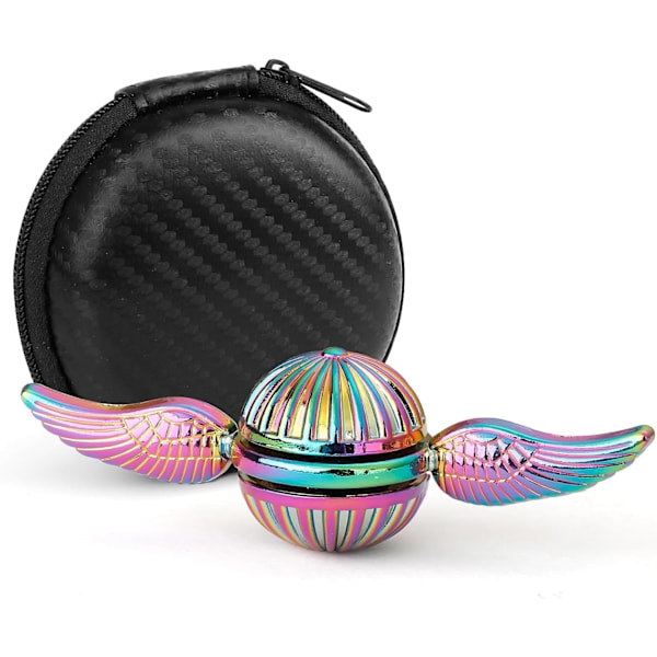 (Färgglad) Fidget Spinner för barn och vuxna - Cool Magic World Ball Finger Toy Fidget Spinner - Bästa presenten för sensoriska