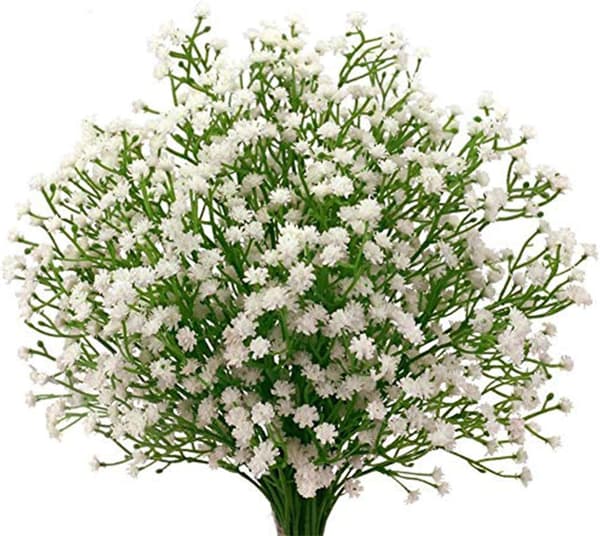 Parti med 9 stk - Gypsophila - Bryllupsdekorasjon