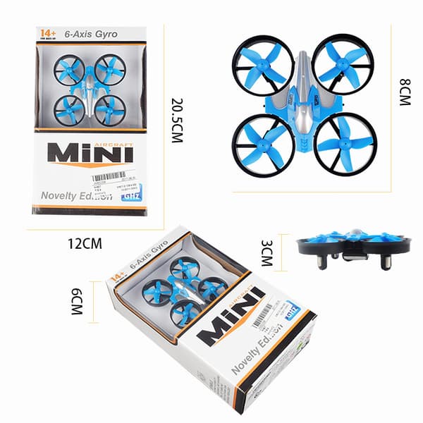 Mini LED-drone for barn 2.4G Liten RC-quadcopter med fjernkontroll