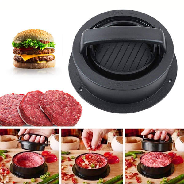 Hamburgerpress - Rund Hamburger - Hamburgerpress - Burgerpress - Burgerpress