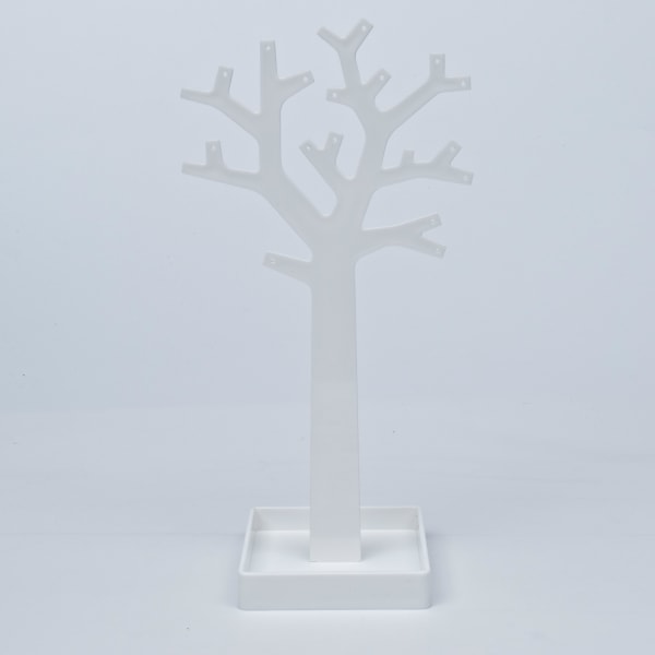 Smykkeholdertræ, Dimensioner: 9,9 x 9,9 x H,30 cm.