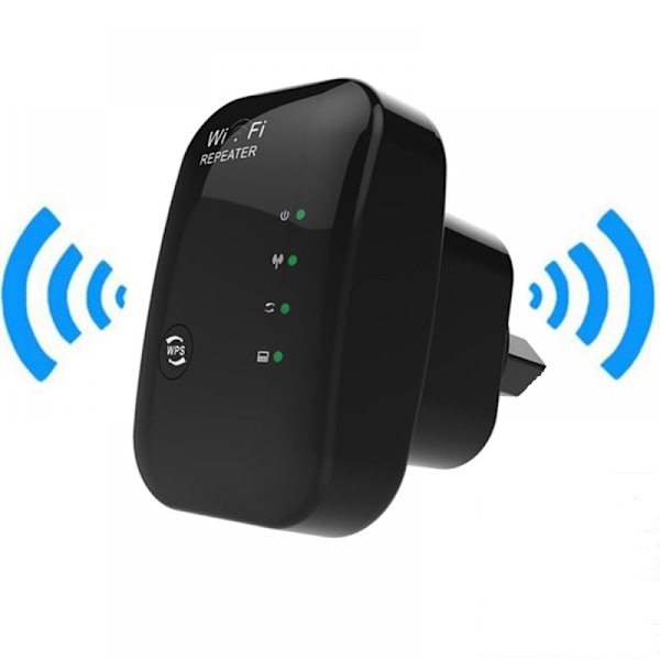 300M Wifi Signal Booster Trådlös Repeater Wifi Förstärkare Wifi Räckviddsförlängare för Hemmakontor Svart
