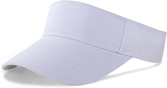 Hvit damehatt justerbar solhatt sommer baseballcaps golf tennis herre solhatt solbeskyttelse strand solhatt