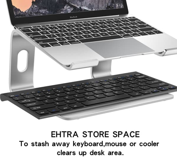 Ergonomisk laptopstativ, kompakt laptopstativ, datakjølerstativ