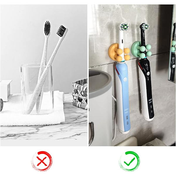 Pieces Partahöylienpidin, Suihkun Partahöylienpidin, Seinään Kiinnitettävä Hammasharjanpidin