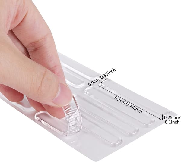 20 stycken Transparenta Skyddande Buffers, 6 cm Dämpande Gummibuff