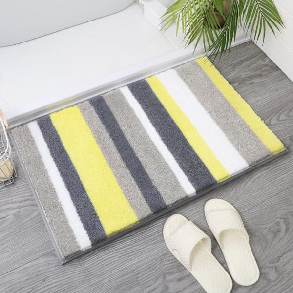 Halksäker Absorberande Badmatta, Mikrofiber Badmatta, Badrumsmatta