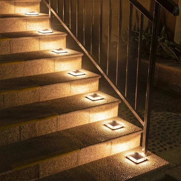 Solcelle Jordlampe, Solcelle Havelys IP68 Vandafvisende Solcellelys