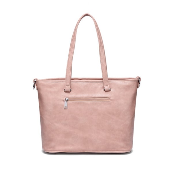 Axelremsväska dam läderväska axelväska shopper broderad