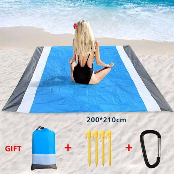 Piknikteppe Strandmatte Piknikmatte, Ekstra Stor Strandteppe Pi