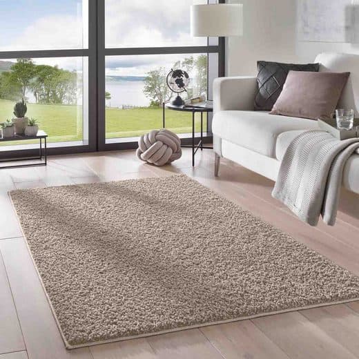 60x090 cm lang luv tæppe, lang luv tæppe, bund af polypropylen