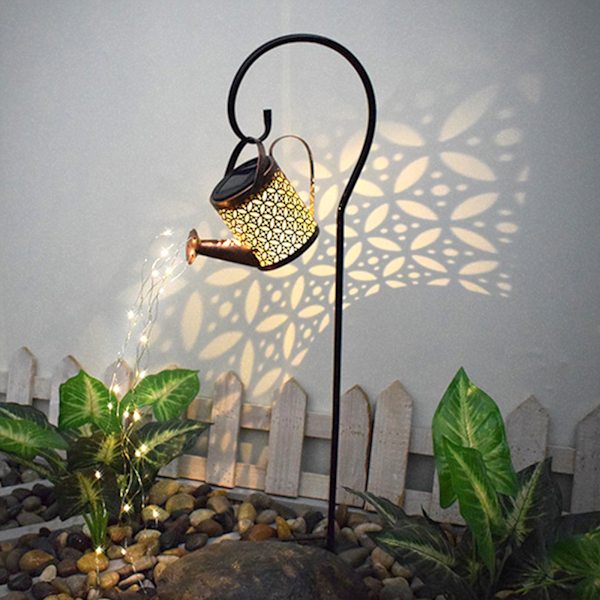 LED solcellelys solcellelys havevandkande lys LED lys