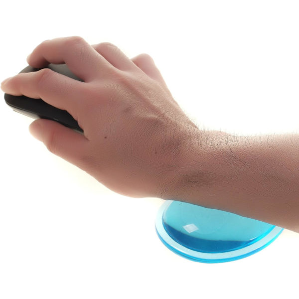 Mjuk handledsstöd, Gelkristaller, Hjärtformad, Ergonomisk Kristallgel