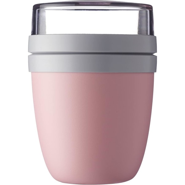 500 ml - Nordic Pink Lunchpot Ellipse - Käytännöllinen murokuppi, jooga