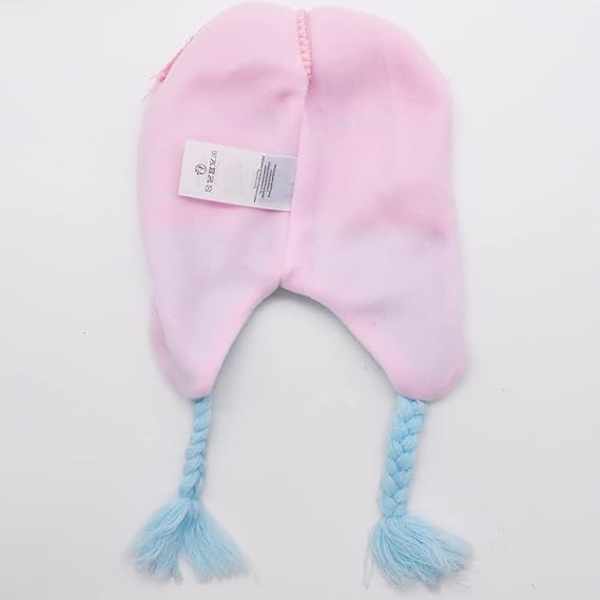 Frozen Hatt, Halsduk och Vantar Set - Varm Fleece Stickad Mössa för Bebis