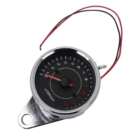 1 stk Sølv DC 12V Motorcykel Tacho Modificeret LED Digital Display