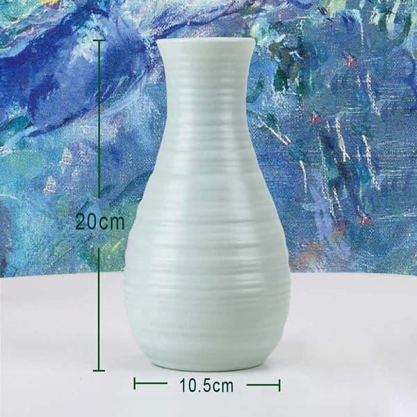 Plastvaser for blomster, holdbare og moderne, for stue, kontor, bryllupsdekorasjon