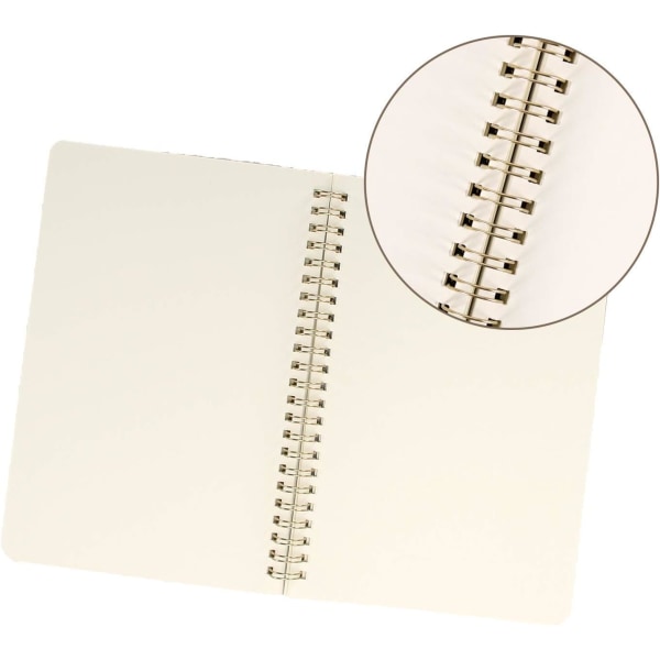 B5 Classic Notebooks Set med dubbelspiral, Notepad Notebook Drawi