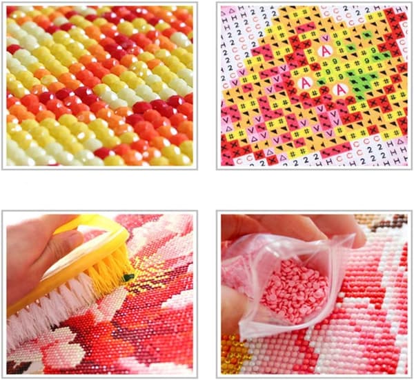 30x40cm voksne barn 5D DIY diamantkunstmalingssett - Eiffeltårnet