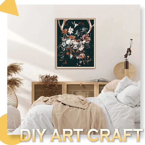 [30X40cm, trädjur] Fullt set med 5D DIY diamantmålning, tecknad