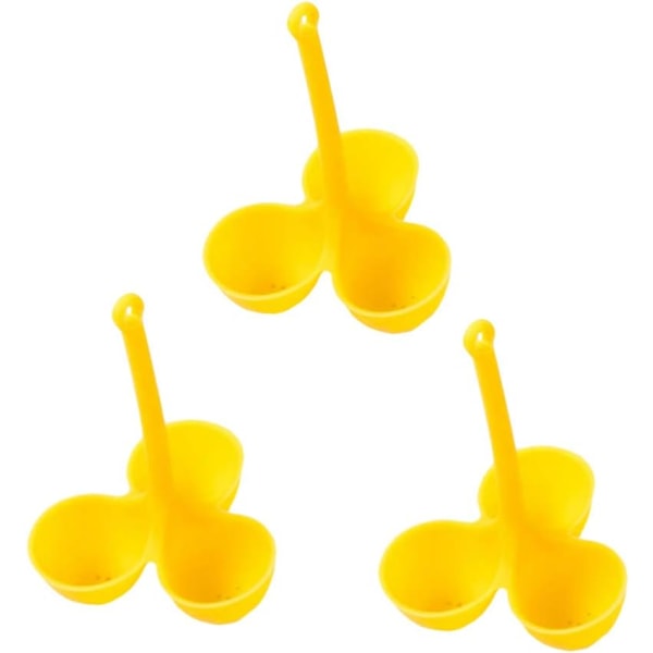 3-pack äggstöd för kokning, kokta ägg, äggkokare