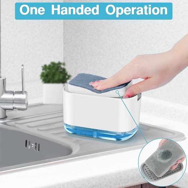 300 ml opvaskemiddeldispenser, 2-i-1 køkkensæbedispenser