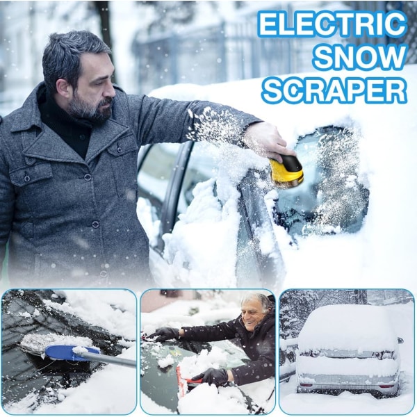 Elektrisk isskrapa, USB elektrisk snödefroster, bilisskrapa