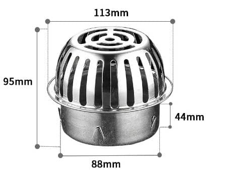90 mm tagrende - - - beskyttelse mod blade