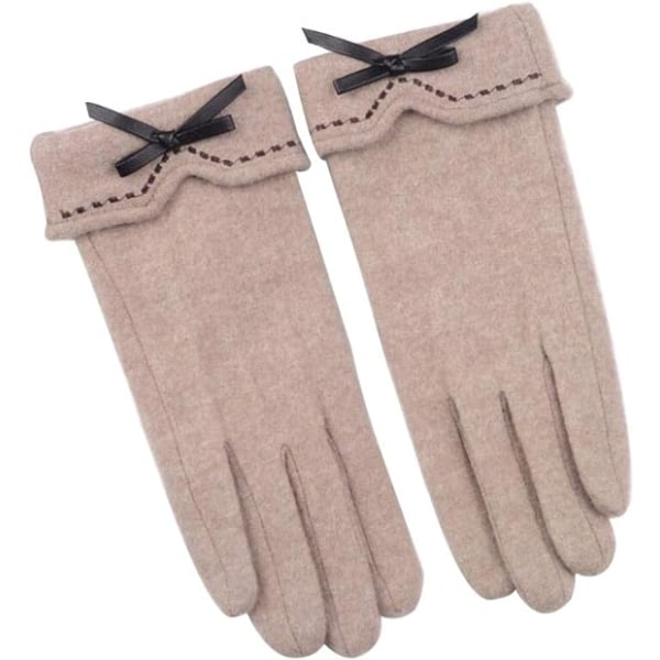 Gants en peluche épais et chauds pour écran tactile - rose, vêtem