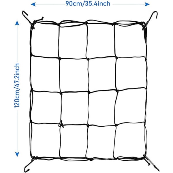 1 kpl säleikköverkko, kasvutelttaverkko, elastinen ristikkoverkko