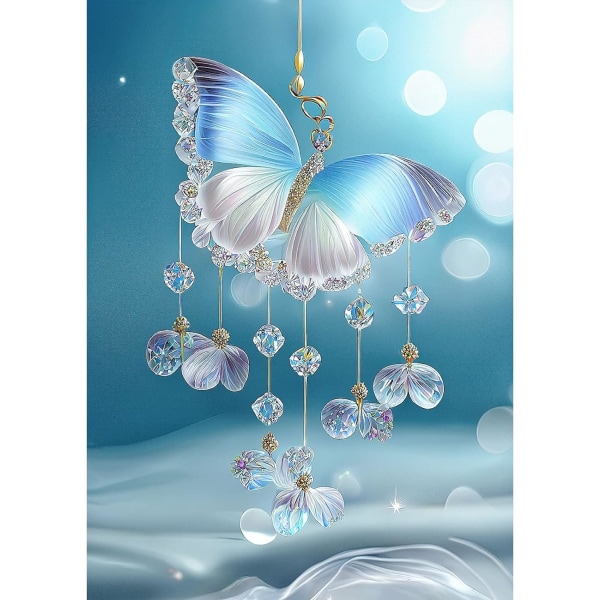 30x40cm, Butterfly Diamond Art Kit 5d diamantmalet rhinsten