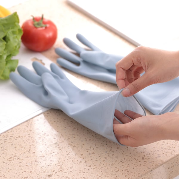 3 paires de gants de cuisine, (M)gants de vaisselle réutilisables,