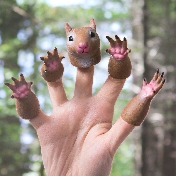 Egern Finger Hånddukke Nyhed Legetøj Finger Dukke Tilbehør