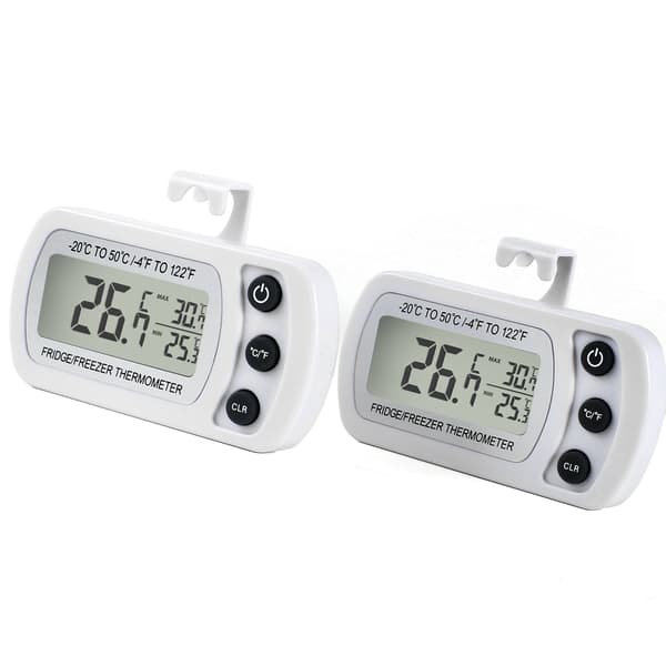 Kjøleskapstermometer, digitalt frysetermometer, vanntett