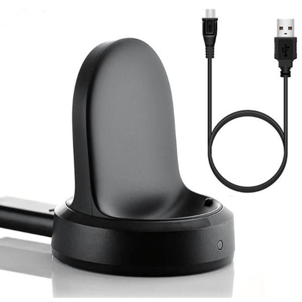 Samsung Gear S3-lader, ladestativ med USB-kabel for Gear S