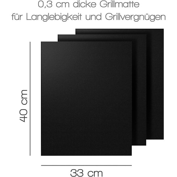 3Grill Mat - Universal grillmåtte til grill & ovn - Grillplade
