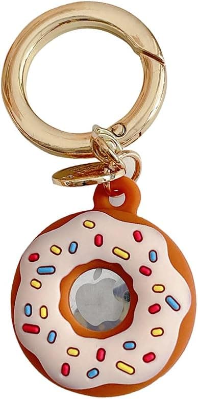 3D Mode Söt Choklad Donuts Dessert Silikonfodral för Apple