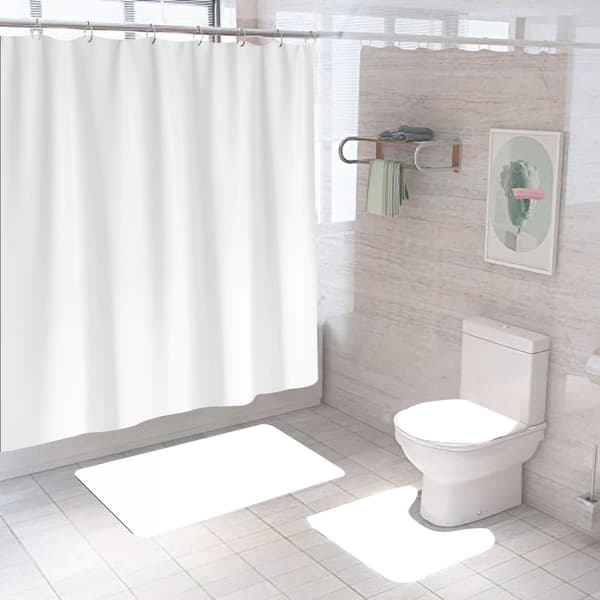 Duschdraperi premium textil förtjockad struktur badkar