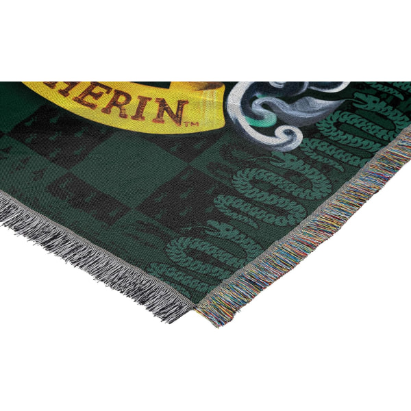 Kudottu Tapestry-peitto, 48 x 60 tuumaa, Slytherin Shield