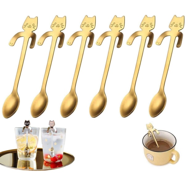 High Quality Stainless Steel Cat Shape,Dessert Spoon Teaspoon Cat