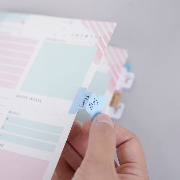 Sticky Notes - Indeksfaner - 432 Stykker - Memoblok - Selvklæbende - 12 Farver