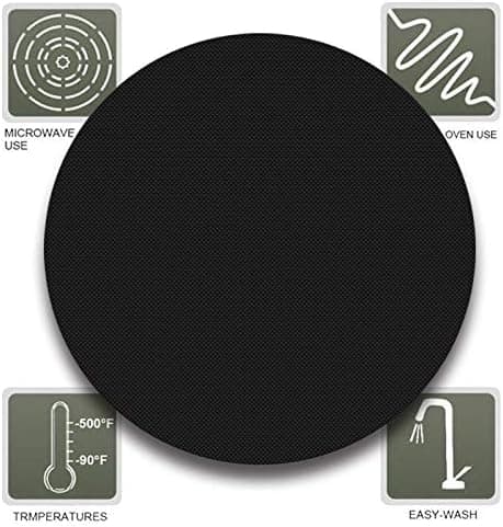 Rund grillmatte, høytemperaturbestandig non-stick diameter