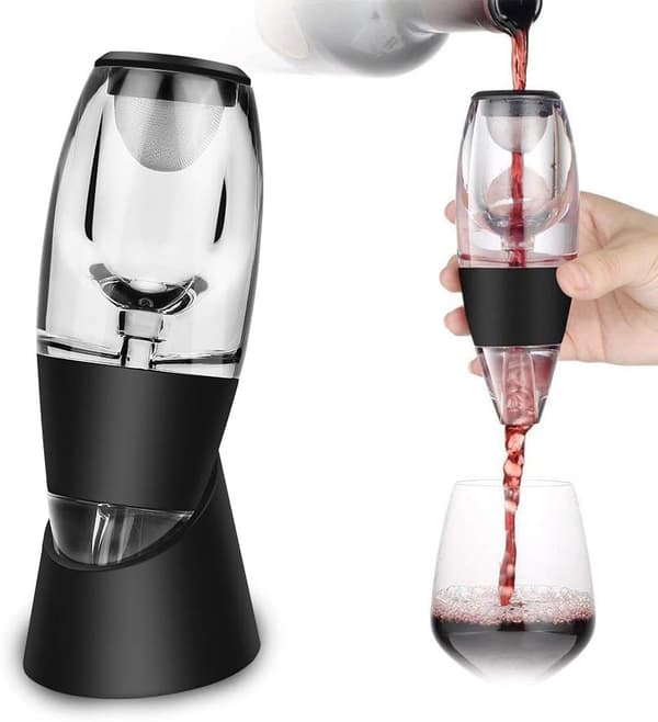 Vinkaraffel Vinlufter Vinkaraffel med vinfilter, Quick Po